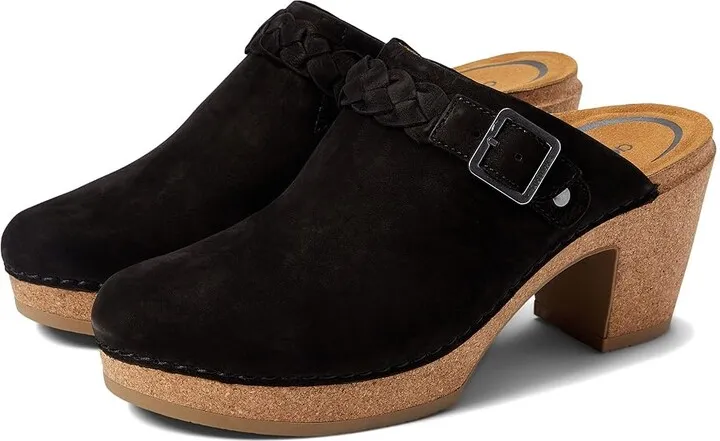 Aetrex Corey (Black) Women's Clog Shoes