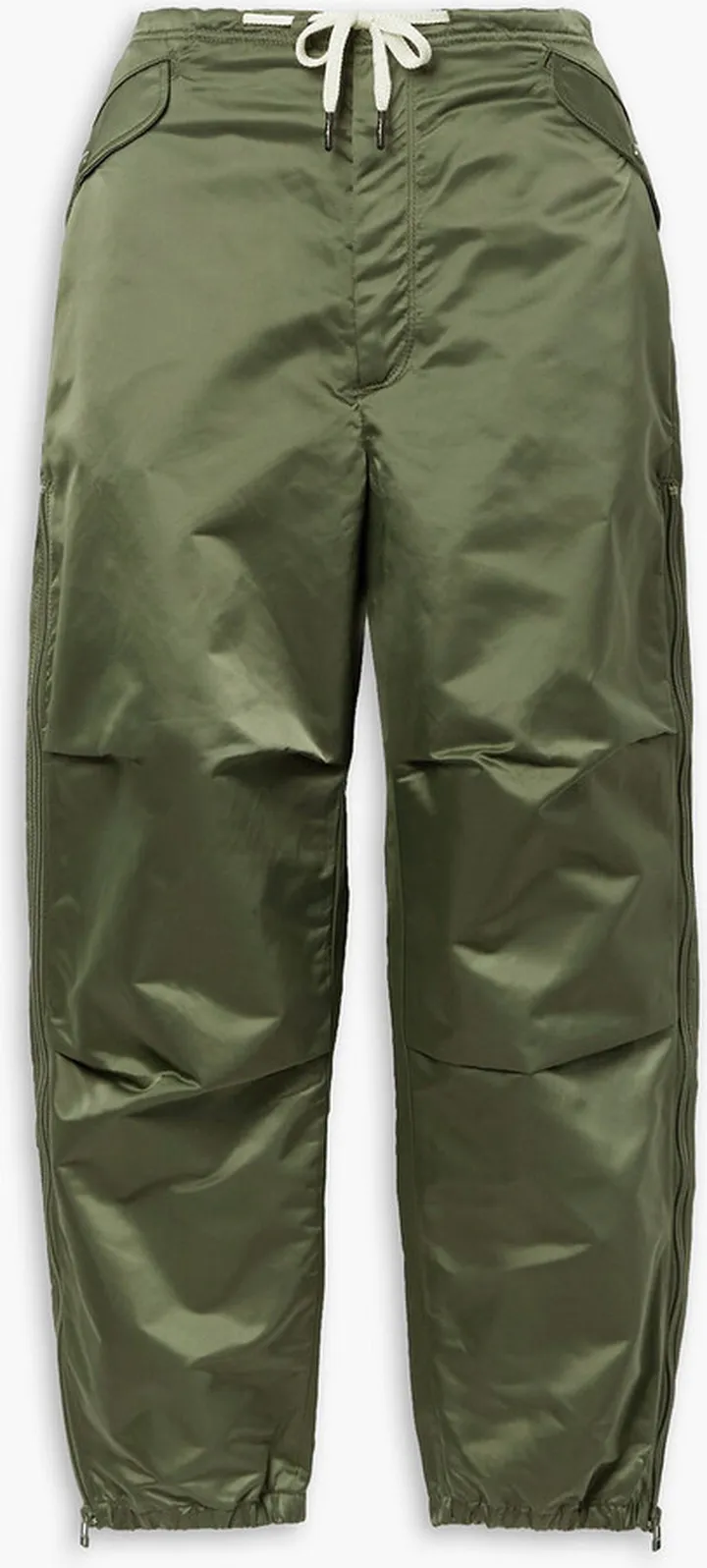 The Giovanna cropped shell straight-leg pants
