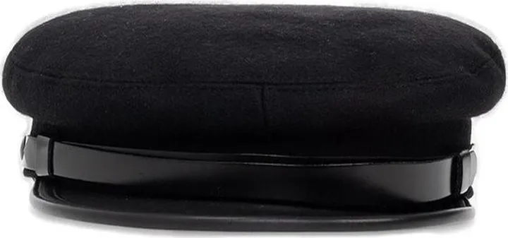 Yohji Yamamoto Flat Peak Beret Hat