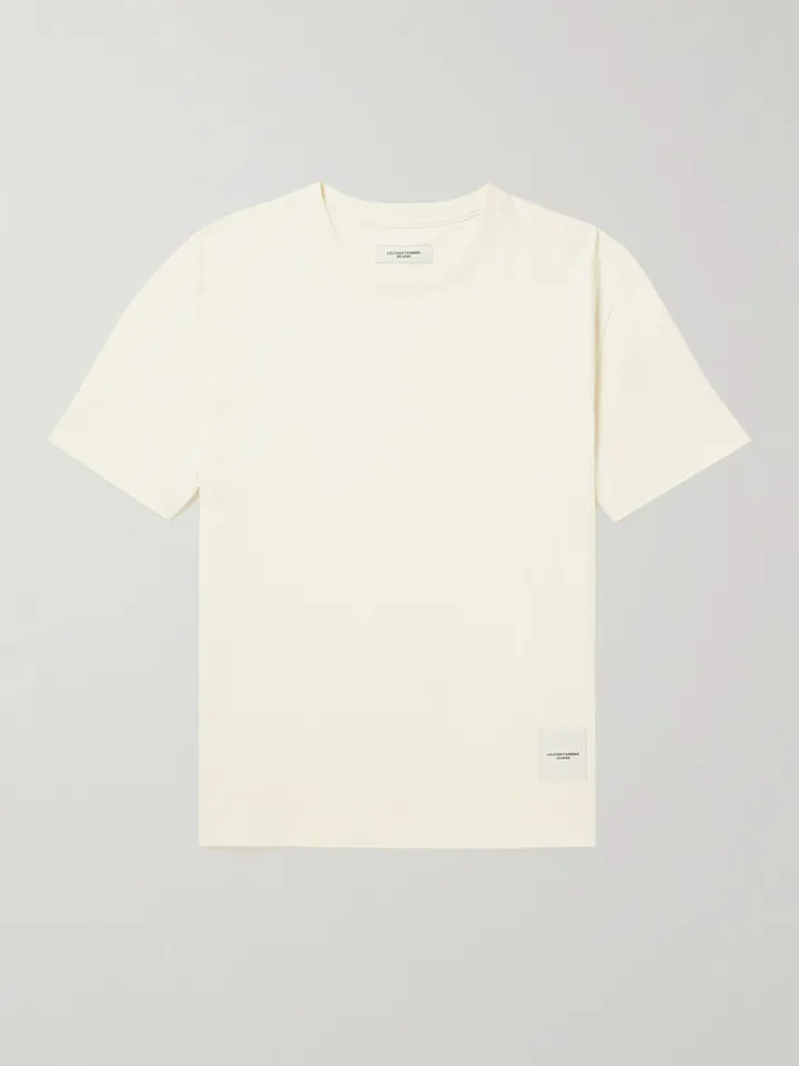 Logo-Appliquéd Cotton-Jersey T-Shirt