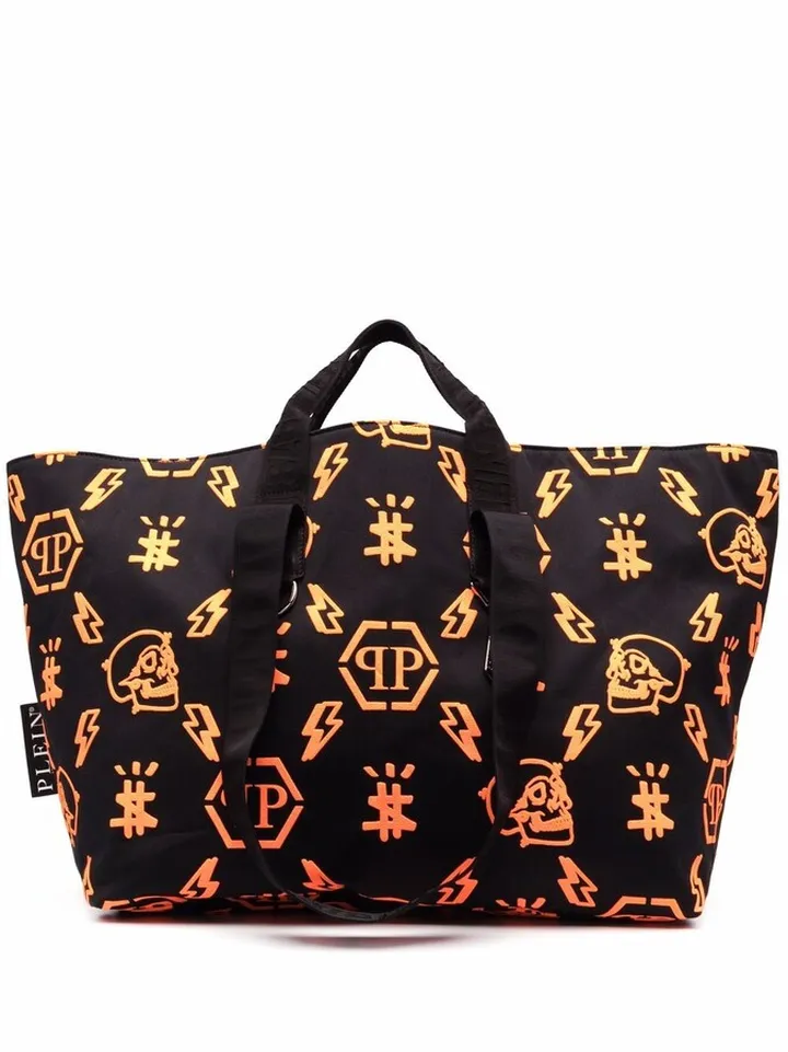 Monogram Pattern Tote Bag