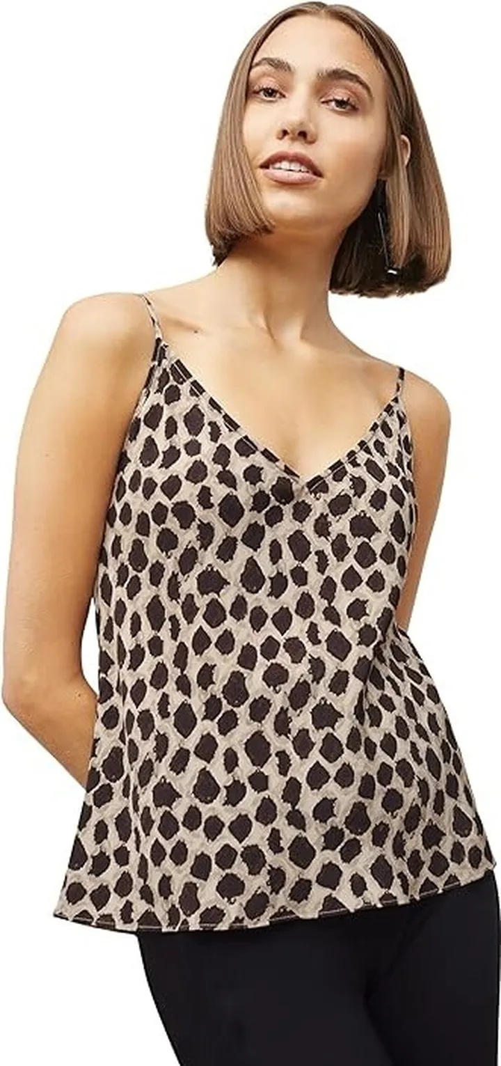 M.M.LaFleur Lisey Cami - Washable Silk (Sahara Print) Women's Clothing