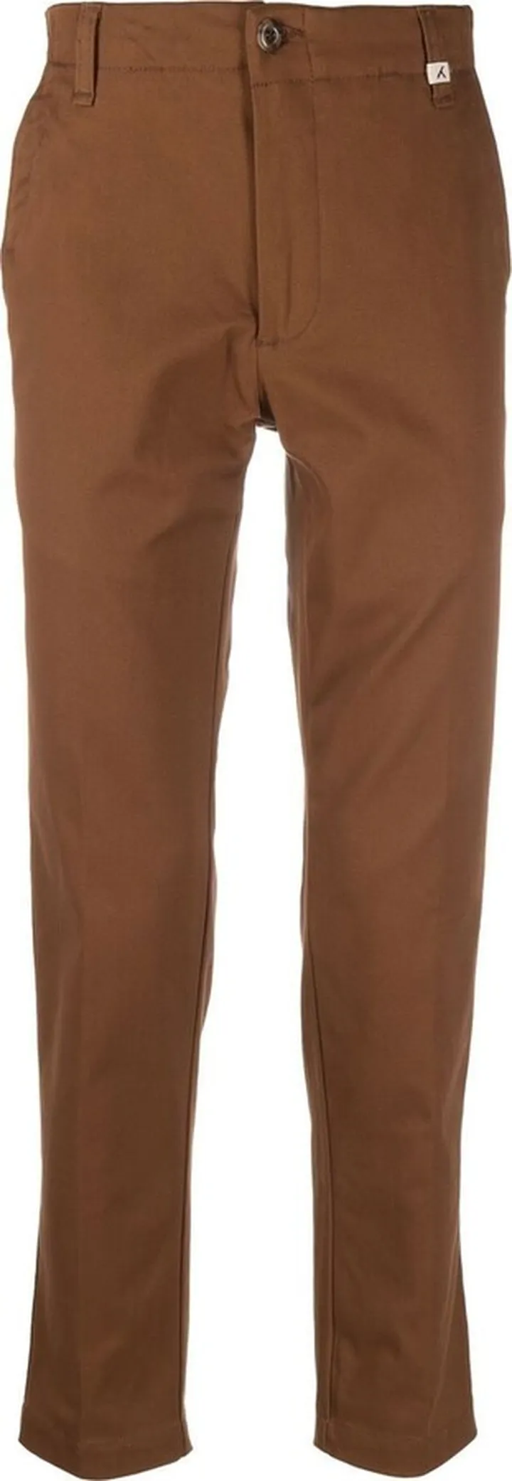 Mid-Rise Straight-Leg Trousers