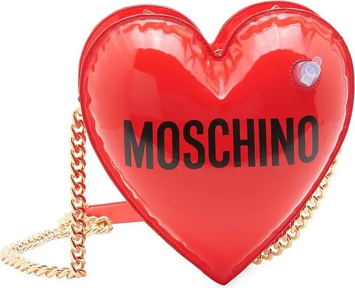Inflatable Logo Heart Shoulder Bag
