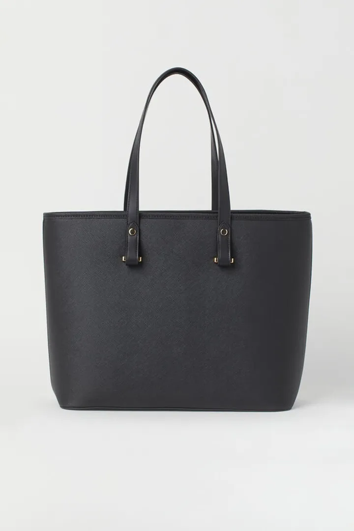 Faux Leather Shopper