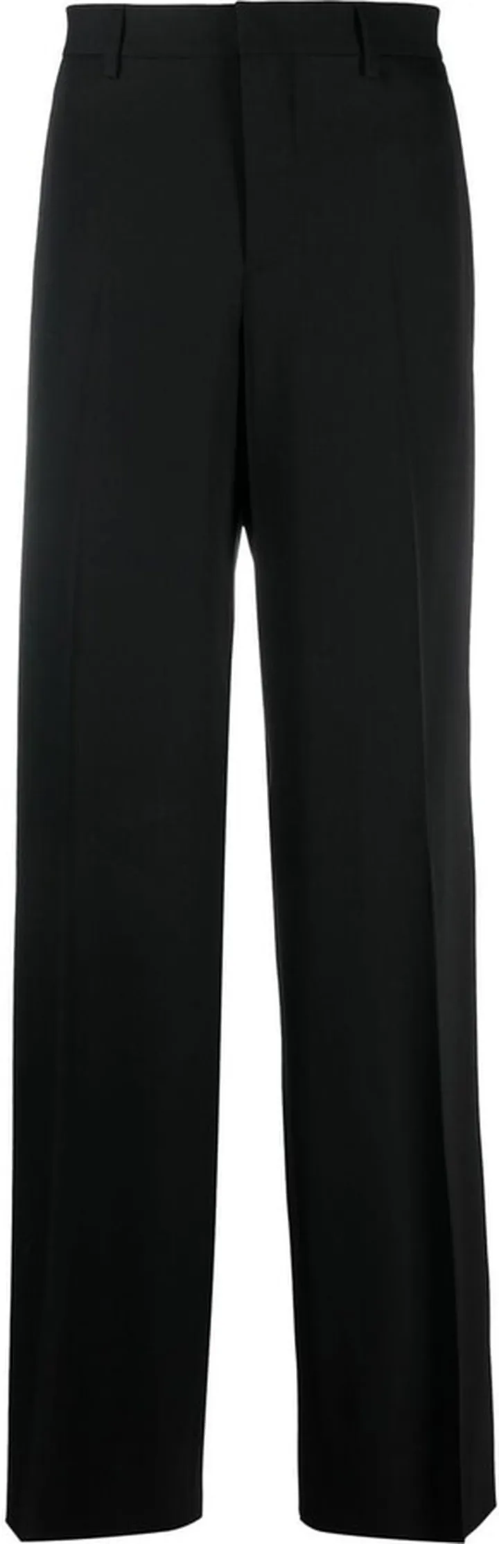 Mid-Rise Flared Trousers