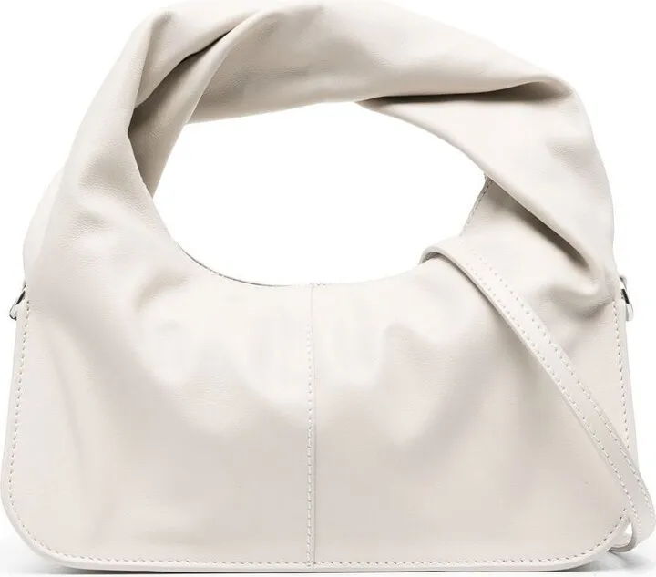Wonton leather shoulder-bag