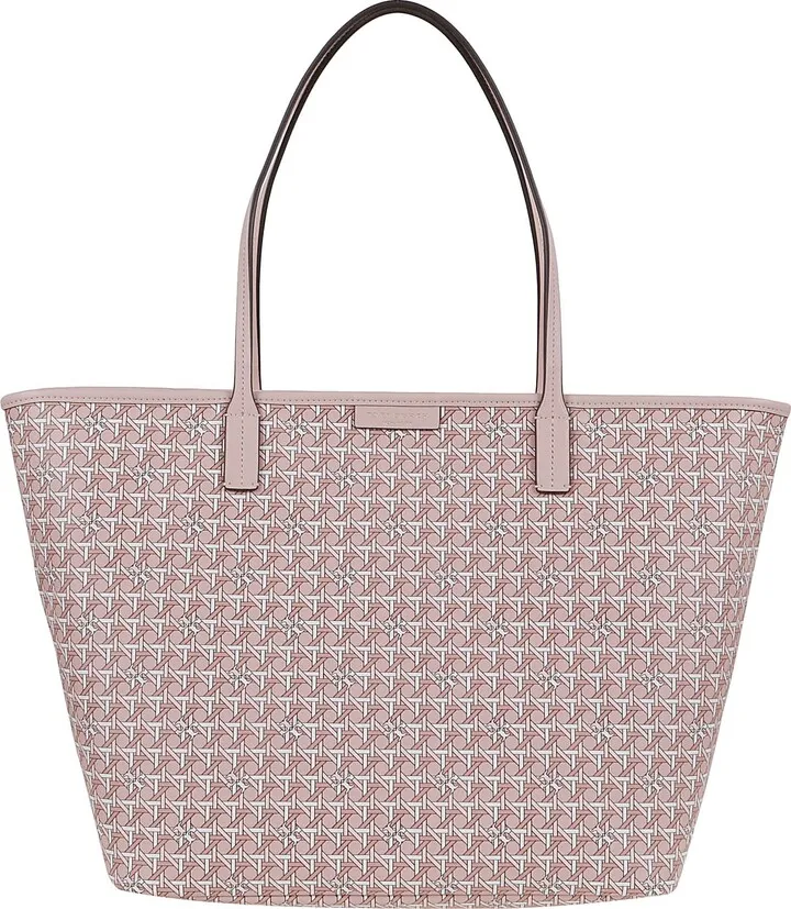 Coated Canvas Zip Tote