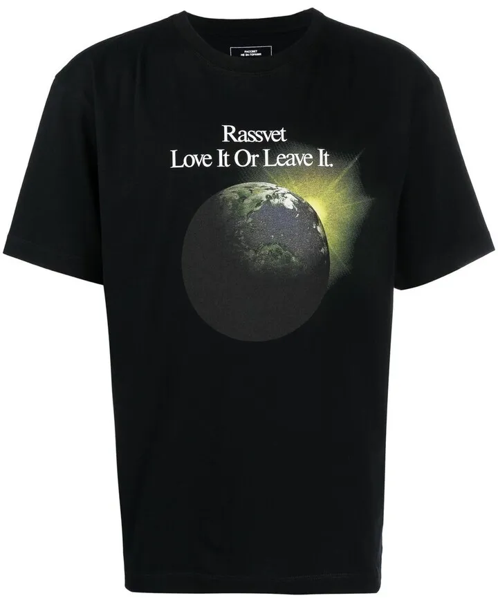 graphic-print organic cotton T-shirt