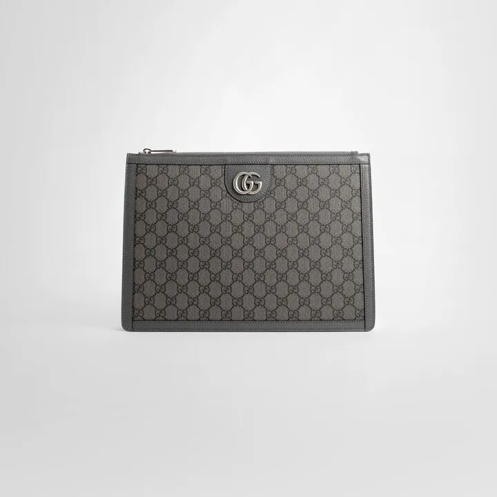 Gucci Man Grey Clutches & Pouches