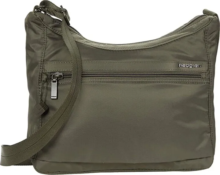 Hedgren Harper's Small RFID Shoulder Bag (Olive Night) Shoulder Handbags