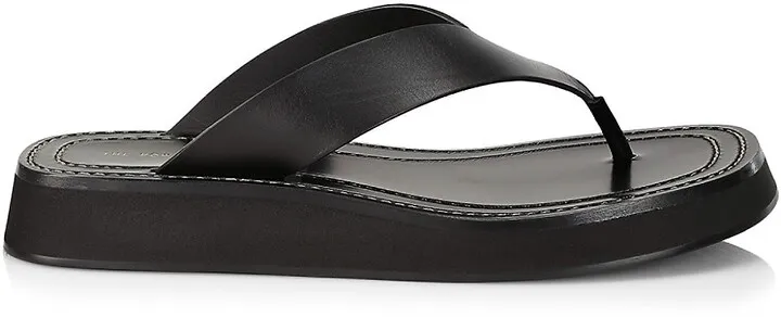 Ginza Leather Thong Sandals