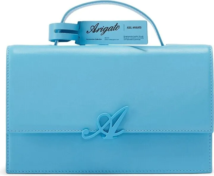 Signature leather shoulder bag