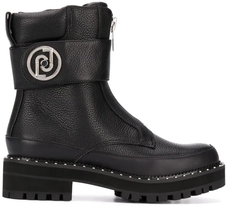 Zip-Up Combat Boots