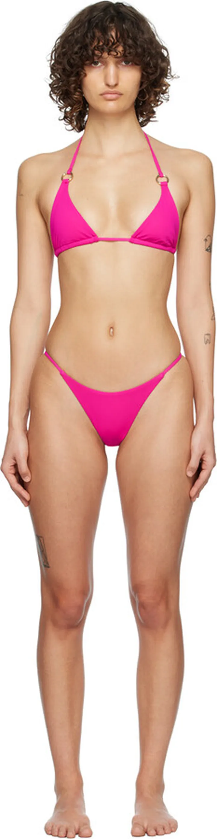 Louisa Ballou Pink Mini Ring Bikini