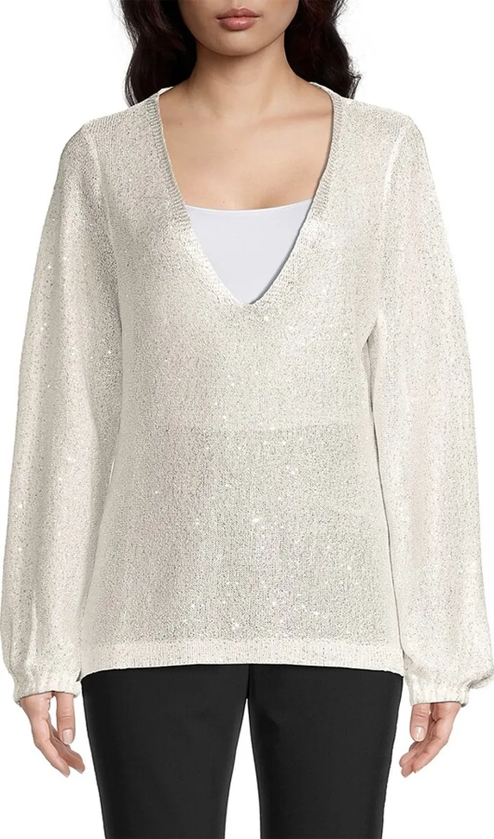 Shimmer V-Neck Tunic