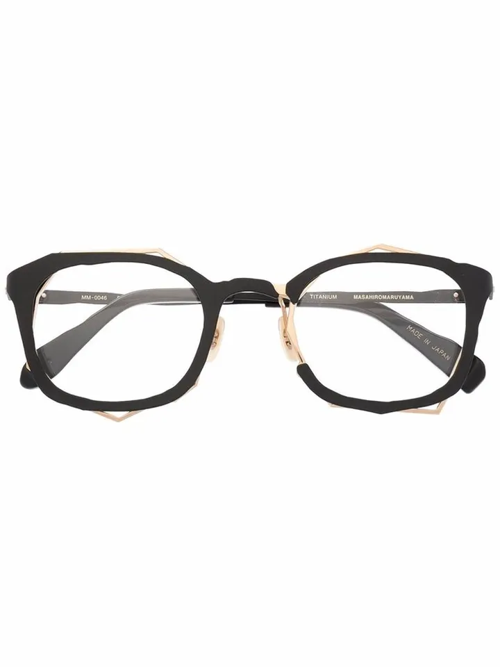 MM-0046 geometric-layered glasses