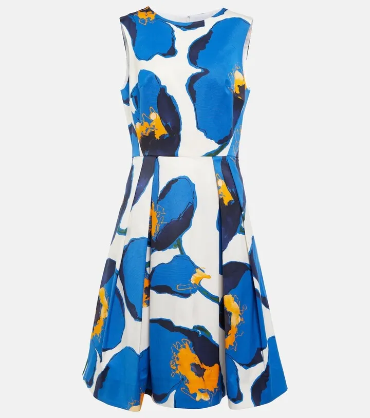Printed midi dress