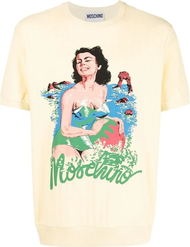 graphic-print short-sleeved T-shirt