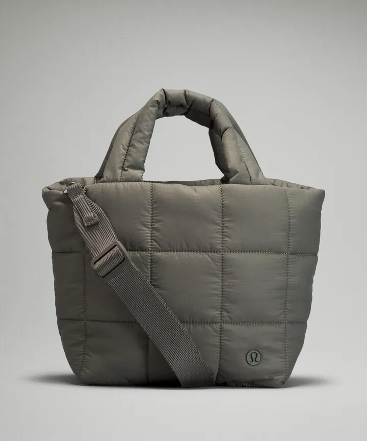 Quilted Grid Crossbody Bag