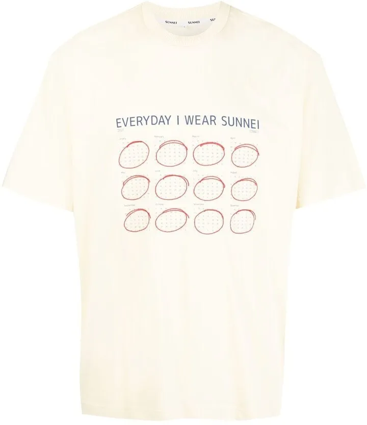 graphic-print cotton T-shirt