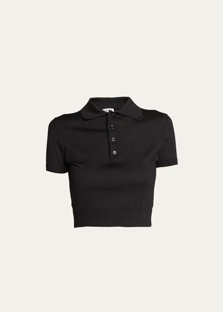 Crop Polo Top