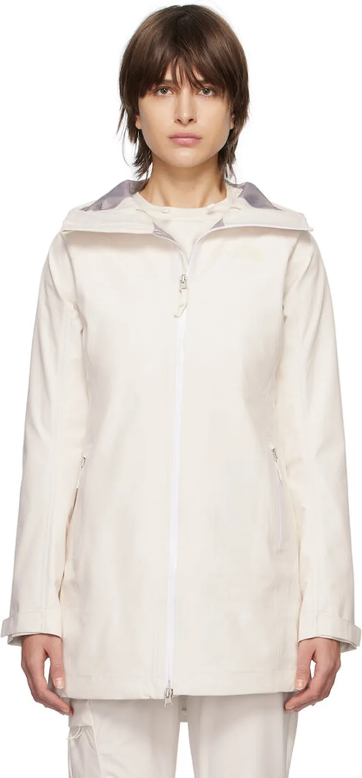 The North Face White Dryzzle Coat
