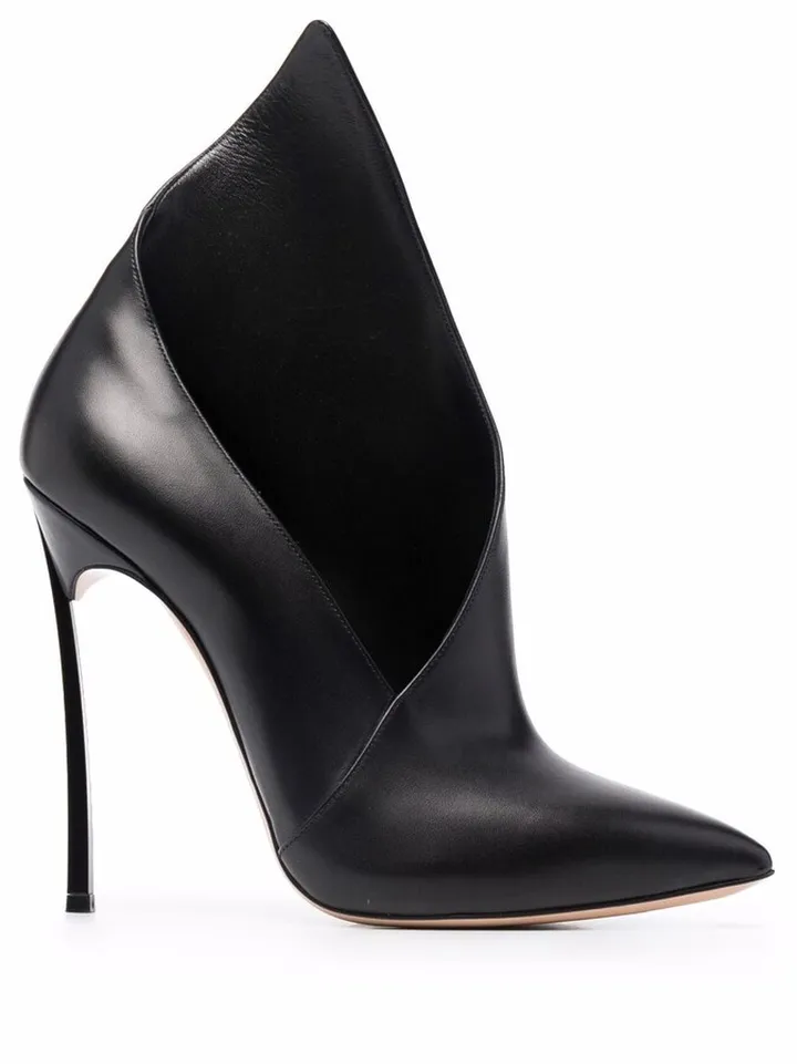 Asymmetric High-Heeled Pumps