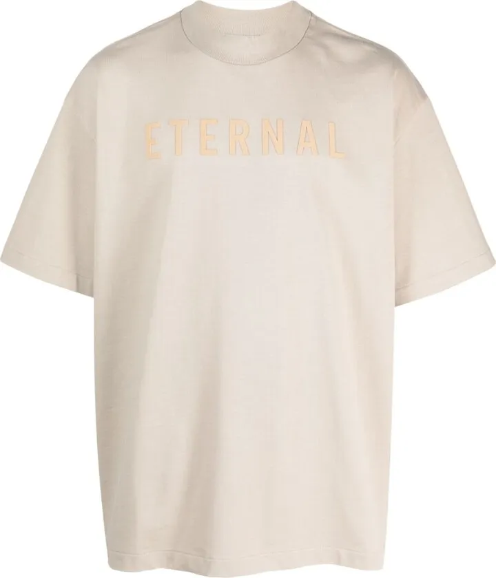 Eternal logo-flocked cotton T-Shirt