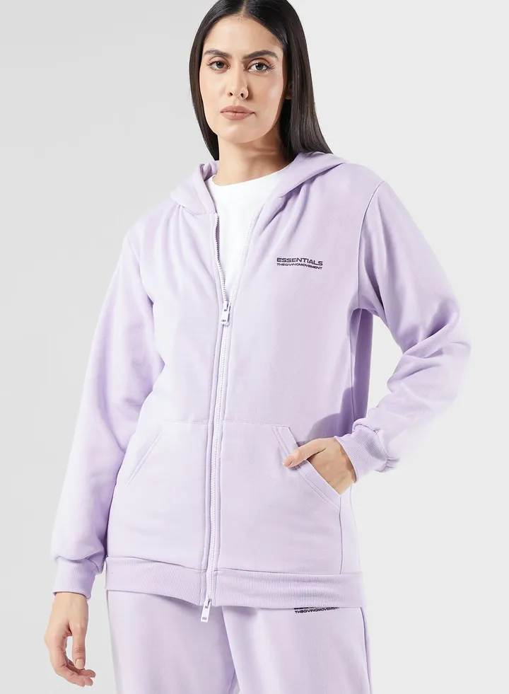 Lounge Regular Zip Hoodie