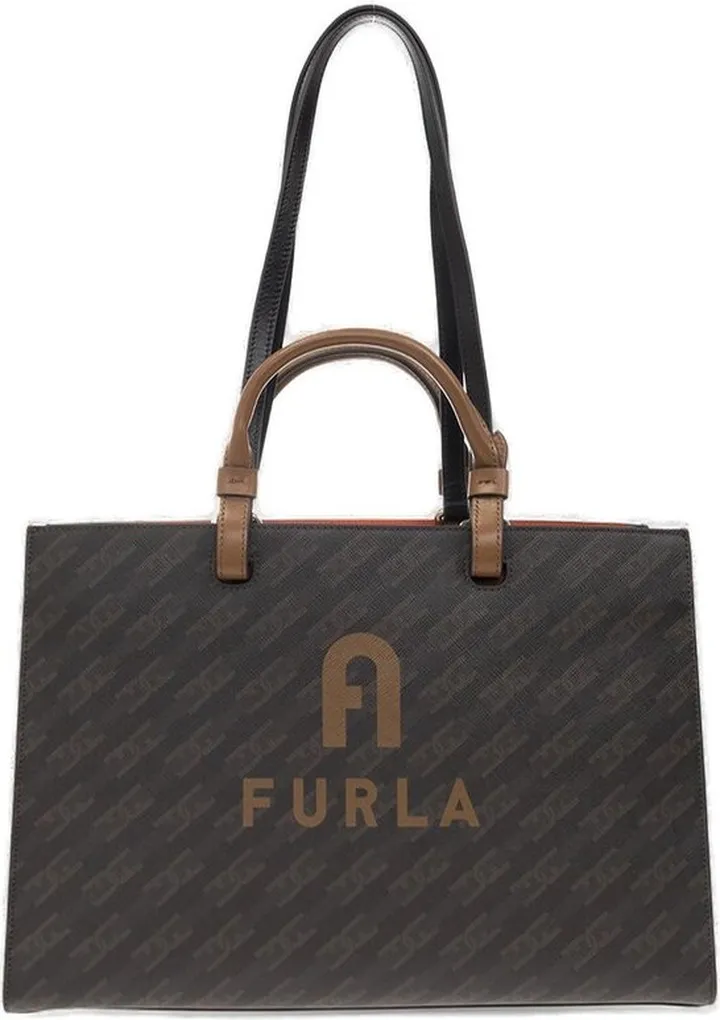 Furla Varsity Style Large Tote Bag