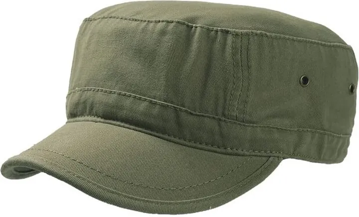 Atlantis Atlantis Chino Cotton Urban Military Cap (Pack of 2) (Olive) - Green