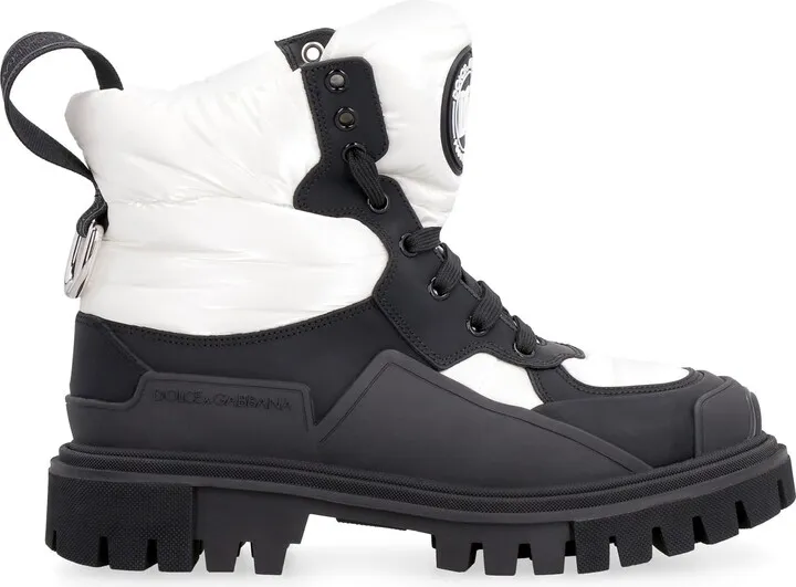 Leather Lace-up Boots