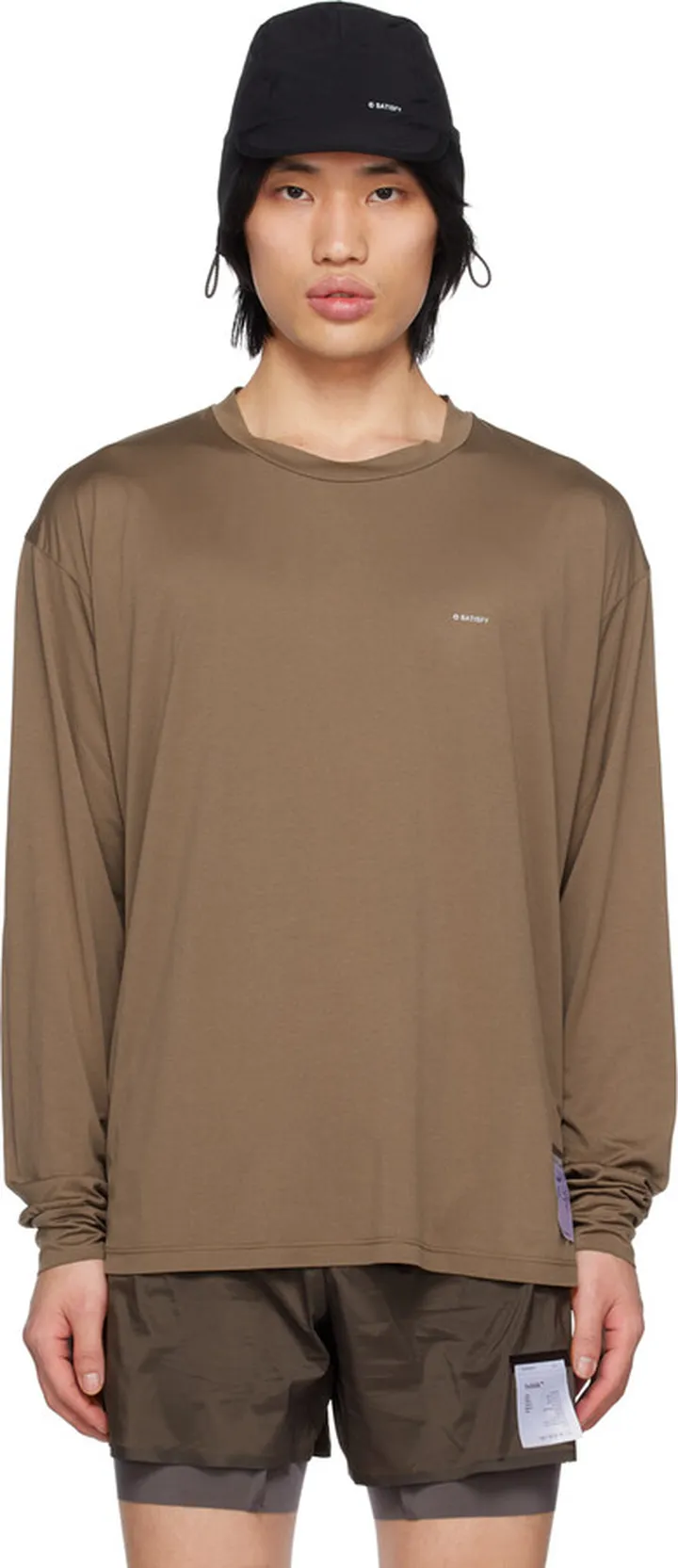Satisfy Tan AuraLite Long Sleeve T-Shirt