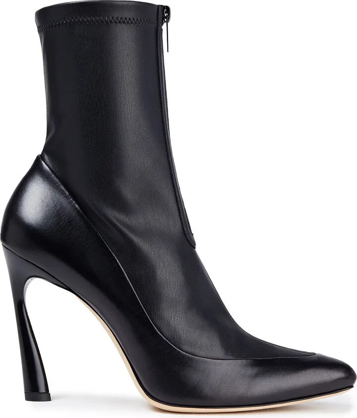 Brax 100 smooth and faux stretch-leather ankle boots