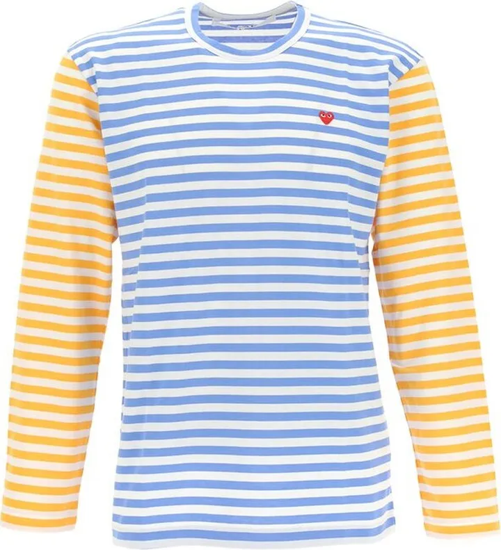Comme des Garçons Play Striped Crewneck T-Shirt