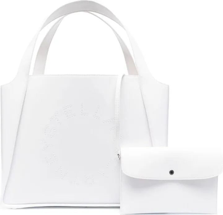 Perforated-Logo Tote Bag