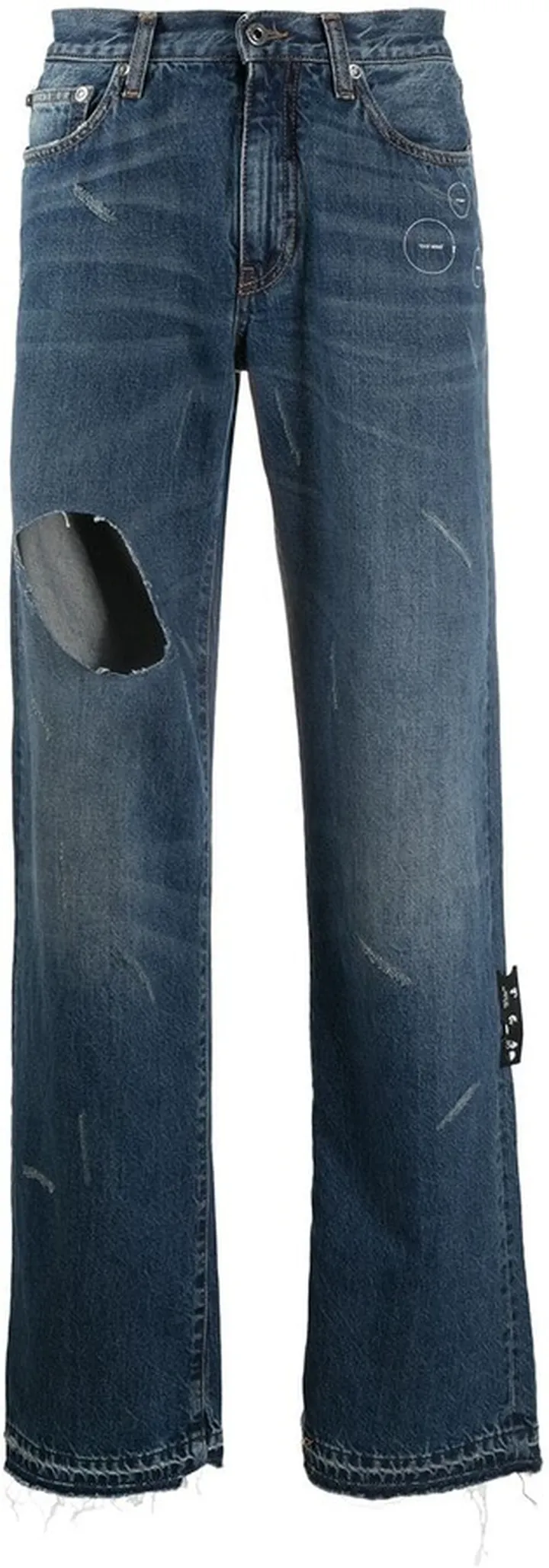 Ripped Detail Jeans