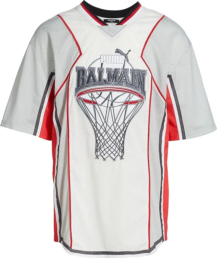 Balmain x Puma Basket Oversized T-Shirt