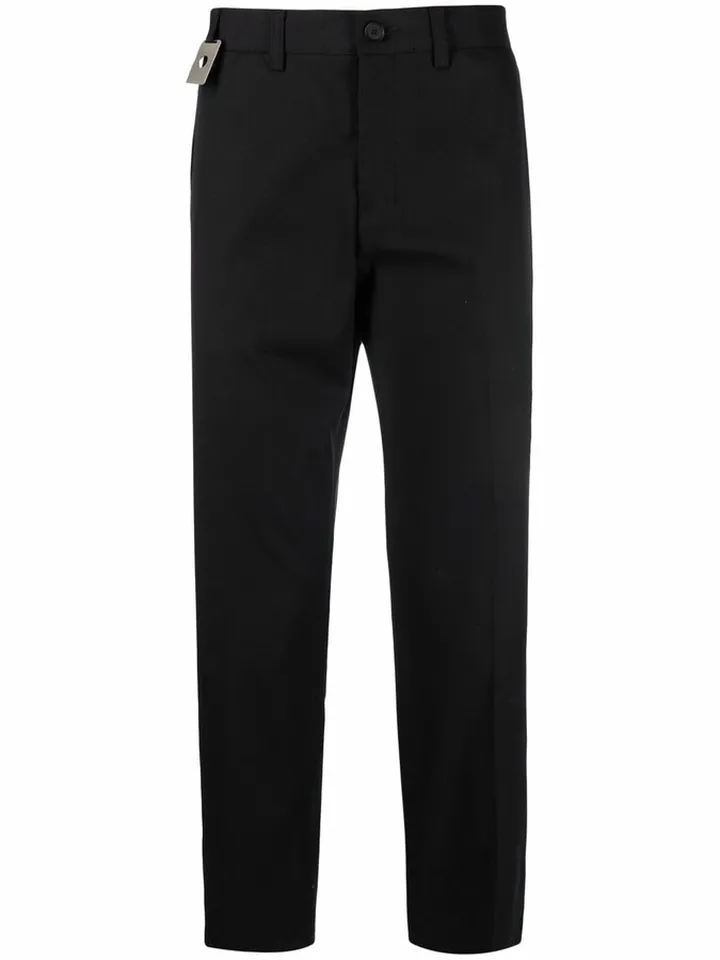 Mid-Rise Cropped Trousers