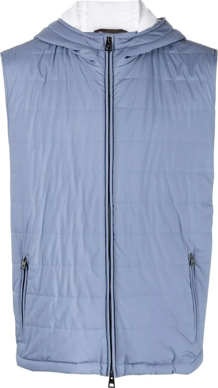 Zipped Hooded Gilet