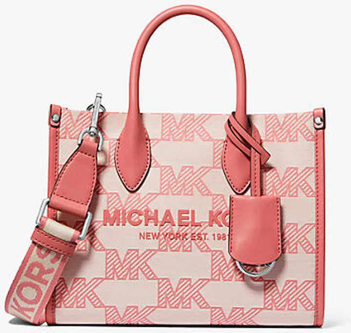 Mirella Small Logo Jacquard Crossbody Bag
