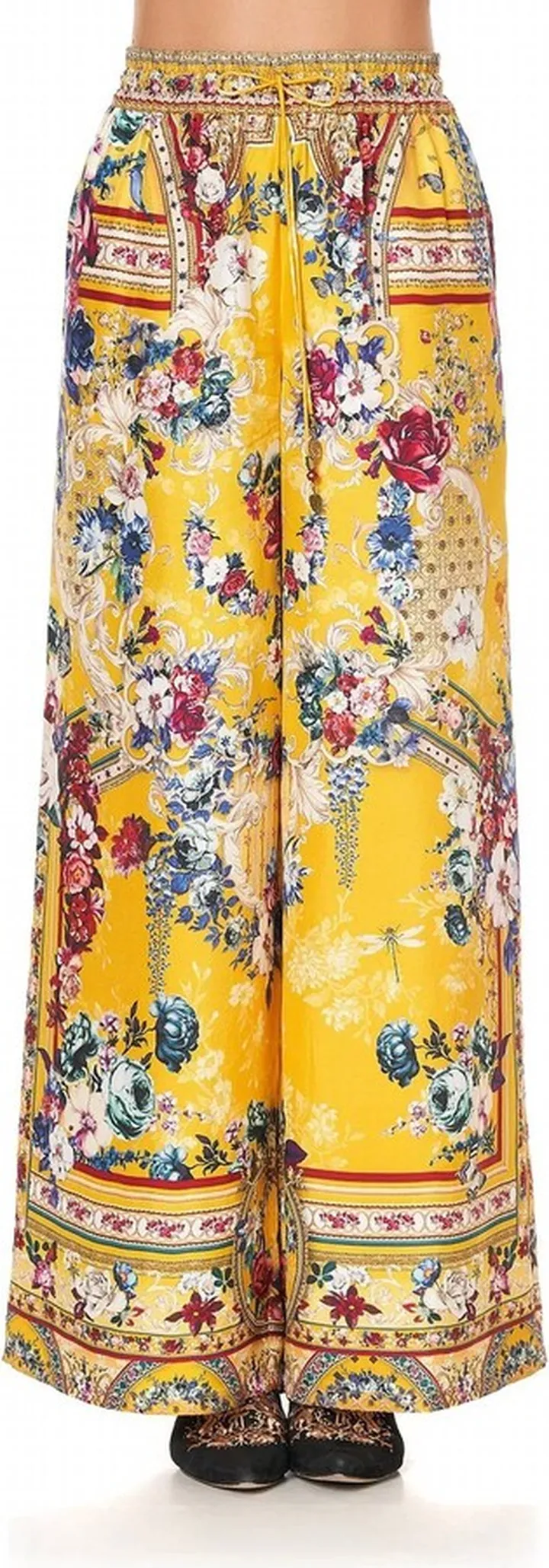 Straight Leg Pant in Crowned Roses