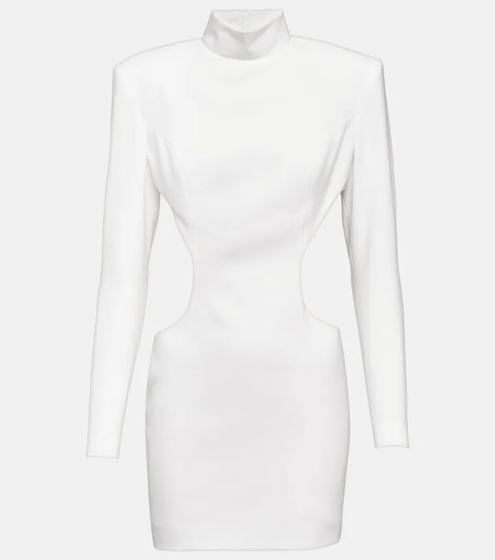 Crepe mini dress