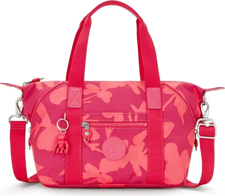 Kipling Art Mini Printed Shoulder Bag Coral Print