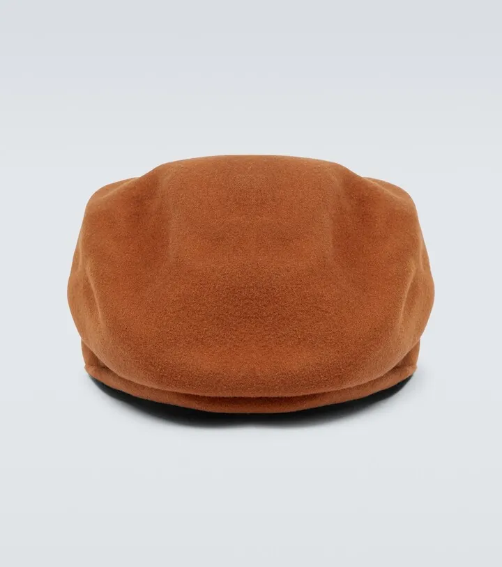 Wool felt cap