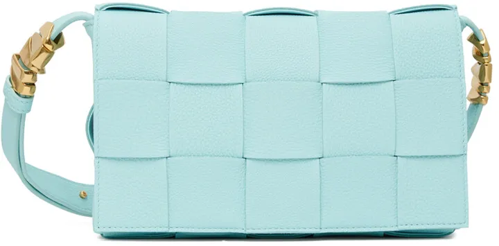 Bottega Veneta Blue Cassette Shoulder Bag