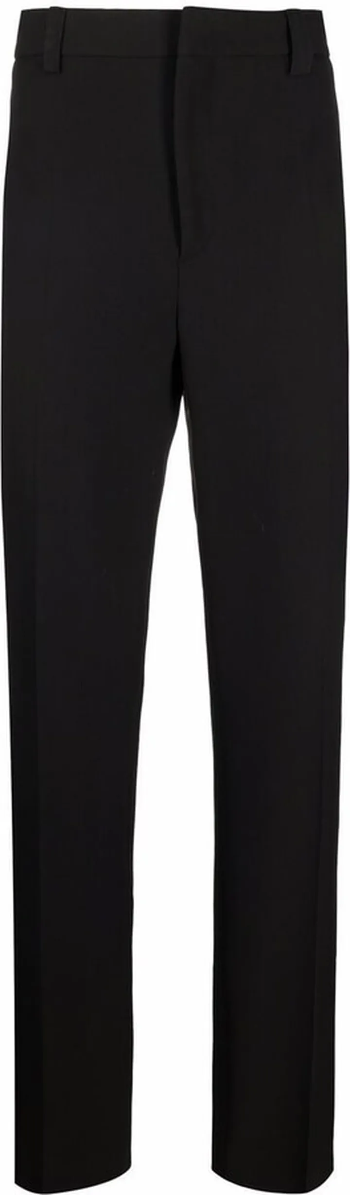 Pressed-Crease Straight-Leg Trousers