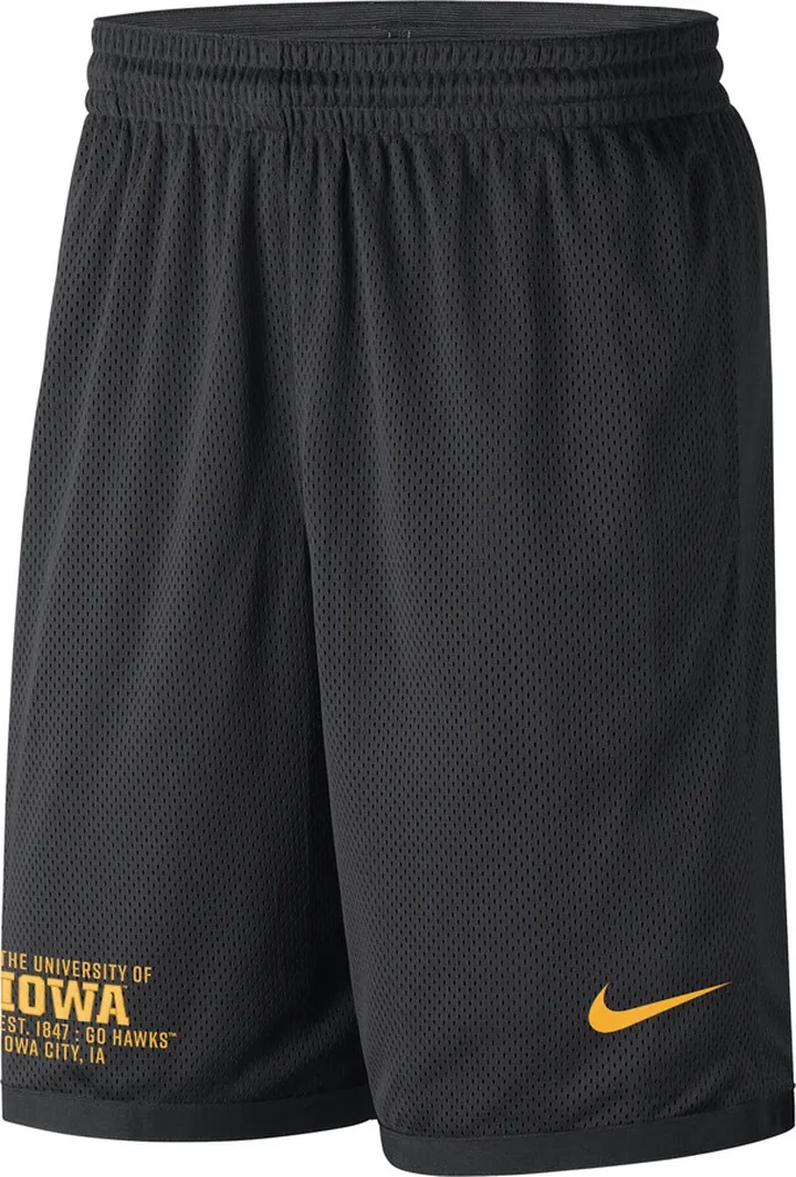 Nike Men's College Dri-FIT (Iowa) Shorts in Black