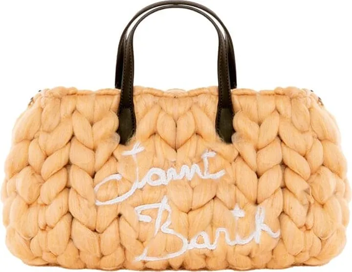 Beige Tricot Handbag